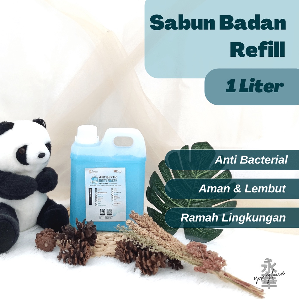 Sabun Mandi Body Wash Antiseptic Aroma Wangi Jerigen 1 Liter