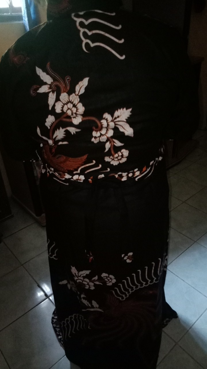 Zafira Batik Hrb026 Baju Batik Gamis Zafira