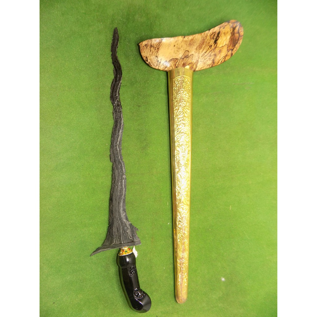 keris carubuk pamor singkir era demak tua awal