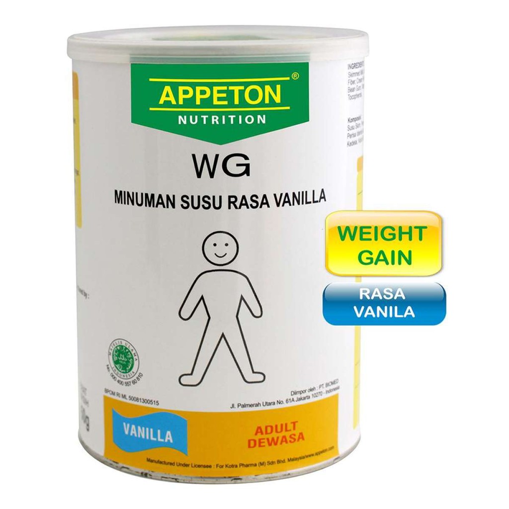 

Appeton Weight Gain Adult 450gr VANILLA