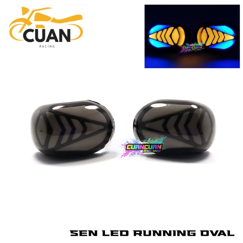 Sein Tempel Lampu Sen Tempel Led Oval Running R15 v3/Cbr150r/Gsx150/Cbr lokal/Cbr thailand/Ninja 250