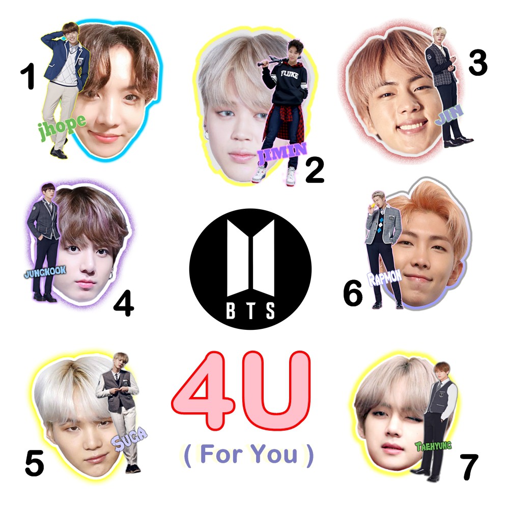 Kipas KPOP Wajah  BTS