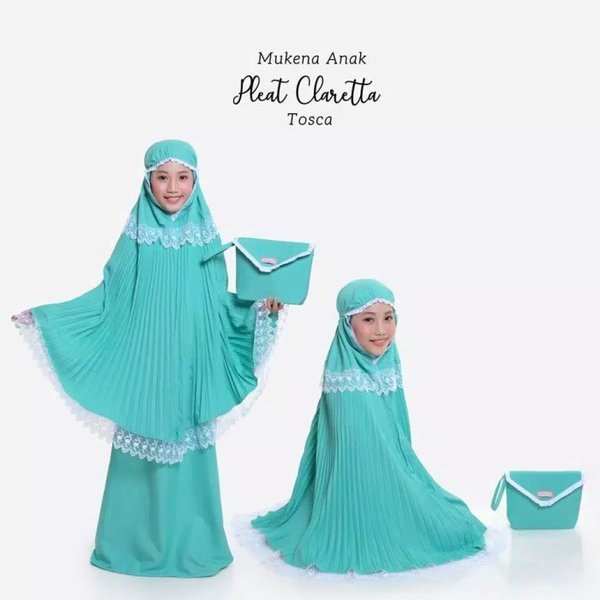 MUKENA PLISKET ANAK 7-12 TAHUN// MUKENA ANAK PEREMPUAN // MUKENA ANAK