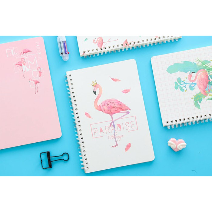 

Buku Tulis Buku Catatan Spiral A5 Paradise Flamingo - ats