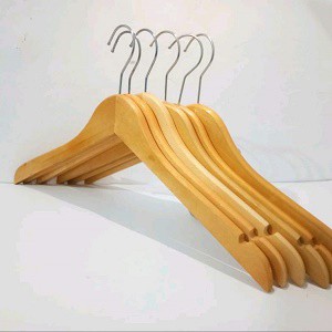 Hanger Kayu Dewasa natural /perpcs