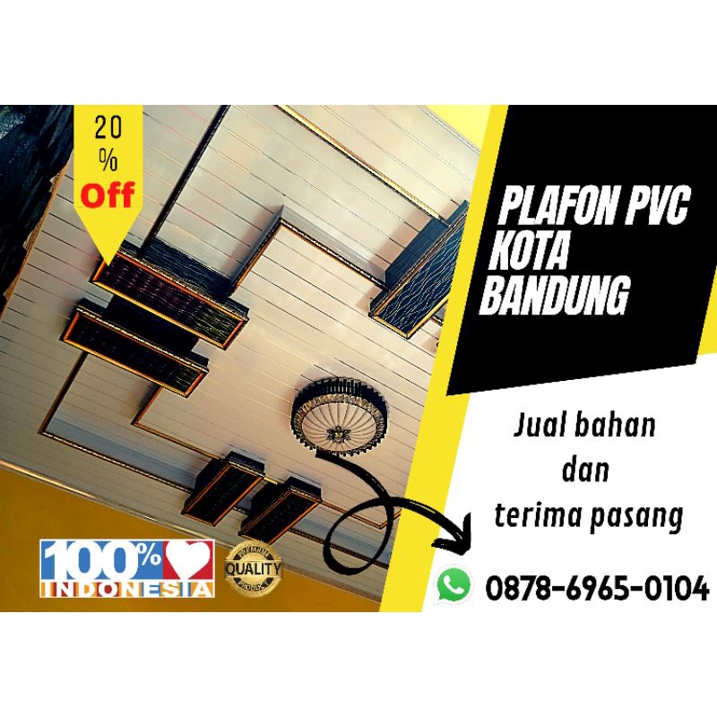 plafon PVC murah Bandung COD