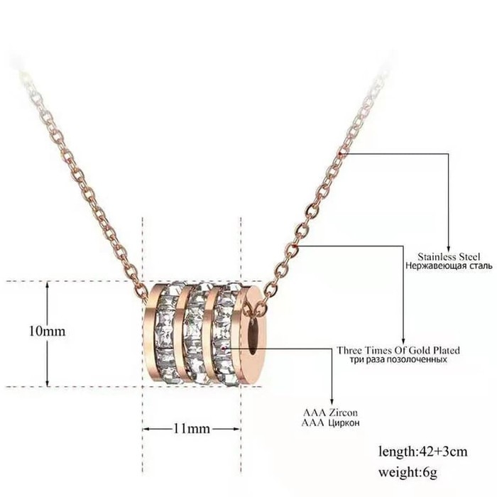 KALUNG ORI 100% TITANIUM GARANSI ANTI LUNTUR KARAT AKSESORIS FASHION 5