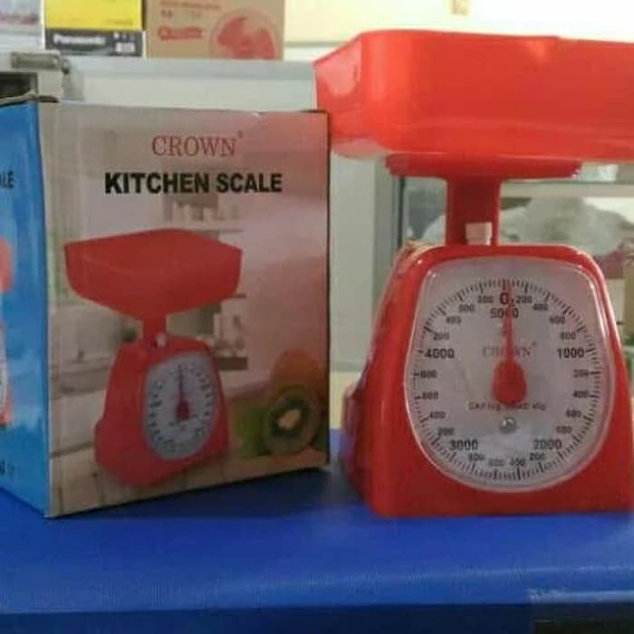 Timbangan Kue 5 Kg Crown Kitchen Scale