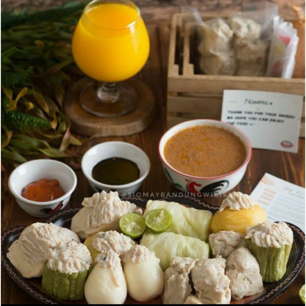 

Siomay Bandung ORDER H-1 (Min.Order 6pcs) -> Fresh: Siomay, Tahu, Telur, Kentang, Kol, Pare Wibisana