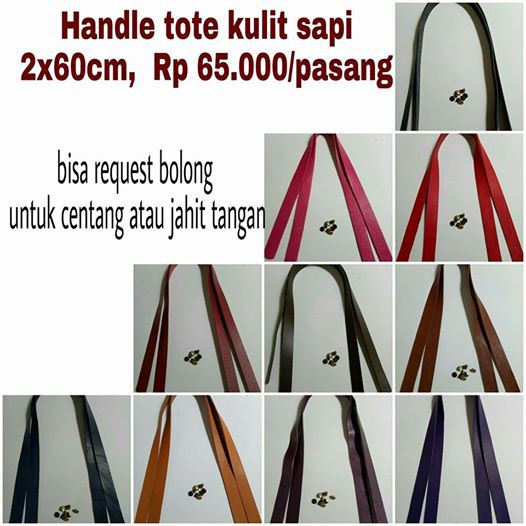 Handle Tote Kulit Sapi