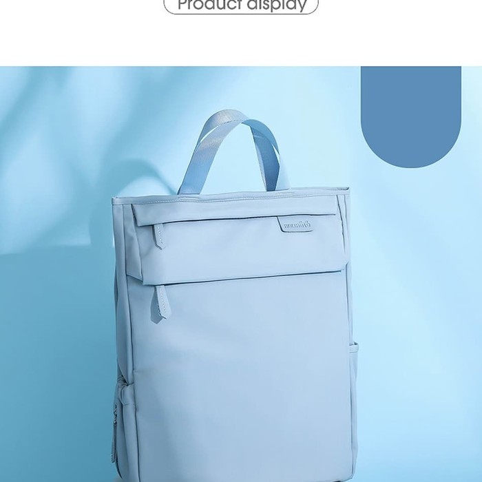 Bakullaptopbag Tas Laptop Backpack Large Compartement 14 - 15.6 inch blue No tag label