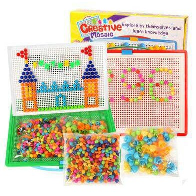 MOMBABY1 Kado Mainan Anak Creative Mosaic / Mainan Puzzle anak Creative Mosaic