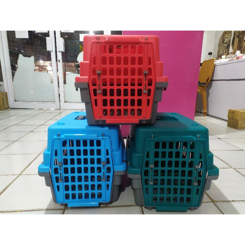 Pet Cargo Ukuran M / Canel Box cat &amp; Dog Ukuran 50 × 35 × 31cm