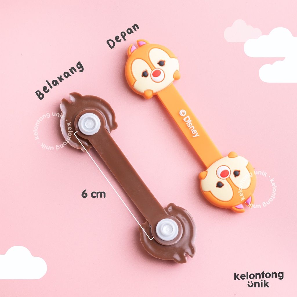 TSUM TSUM - Penjepit Kabel/ Klip Kabel/ Pengikat Kabel/ Penggulung Kabel/ Cord Holder