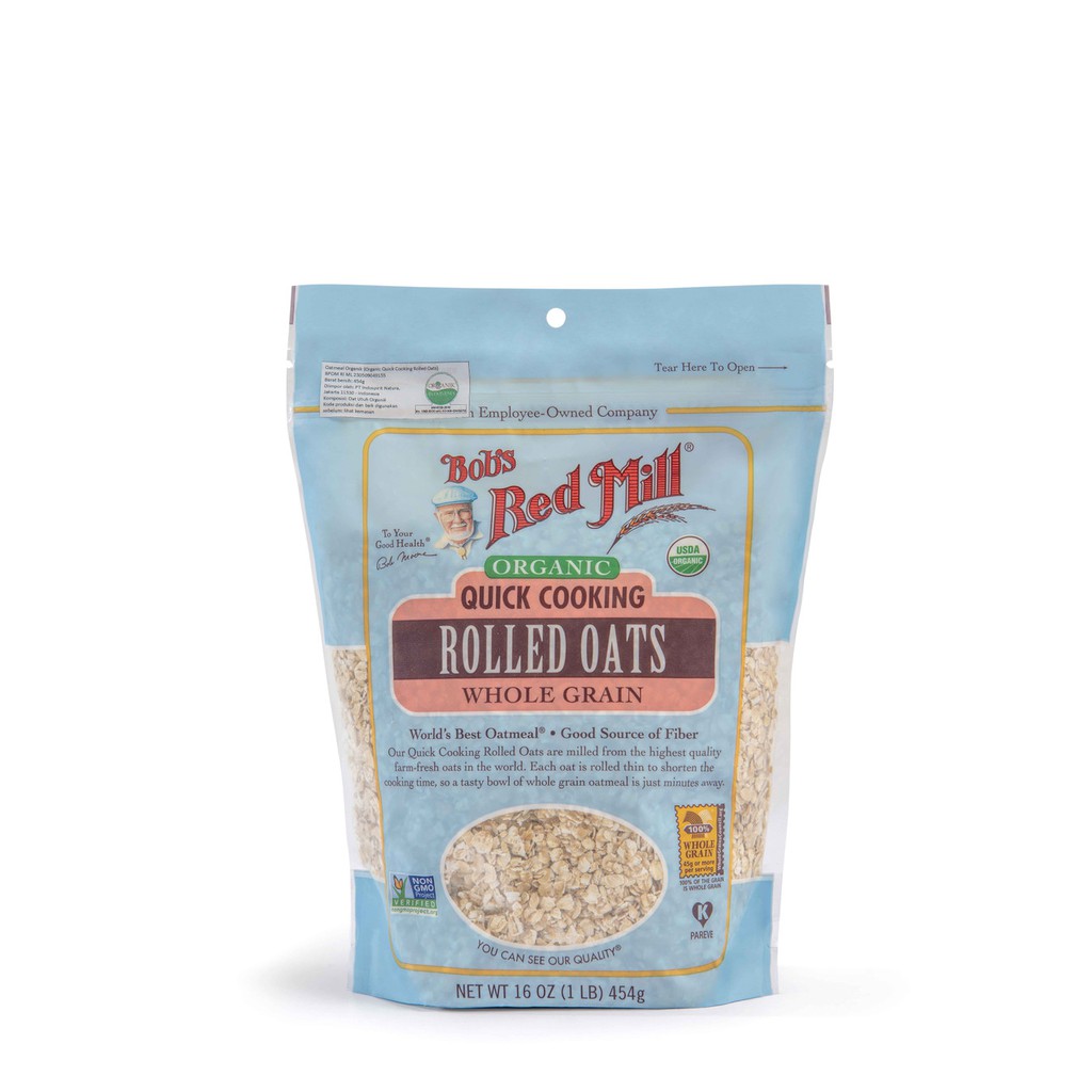

HS Bob's Red Mill Organic Quick Cooking Rolled Oats 454 gr