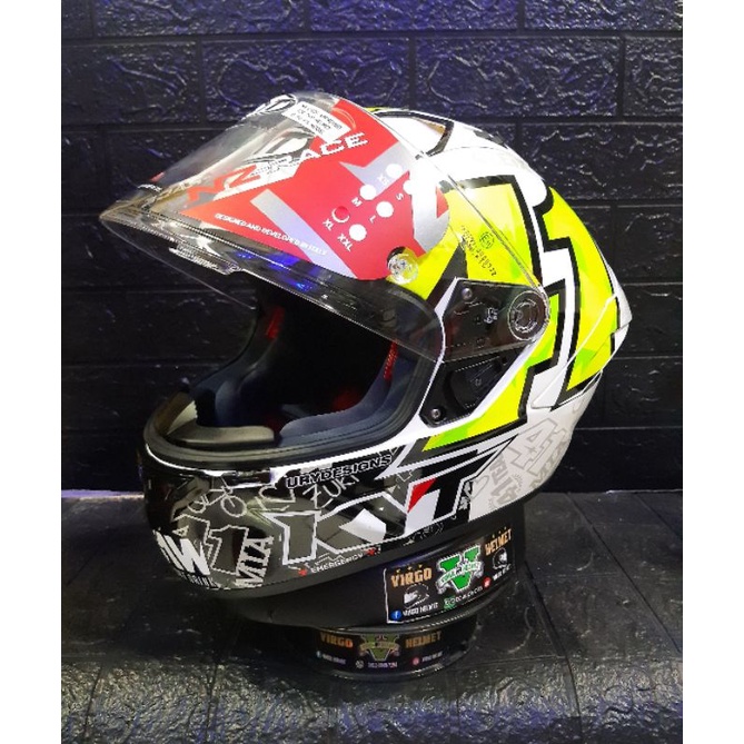 KYT NZ- RACE ESPARGARO 2021 WHITE SPONSOR /EO6 L
