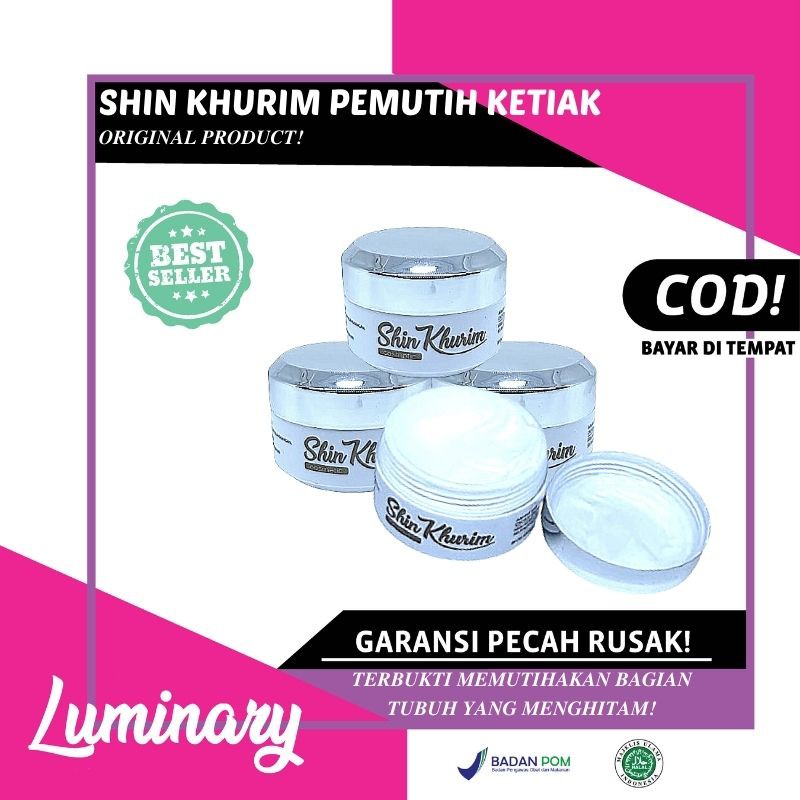 Shin Khurim Shin Kurim Cream Pemutih Ketiak Dan Selangkangan Ampuh Krim Pemutih Perawatan Kecantikan Kulit Wanita Original BPOM