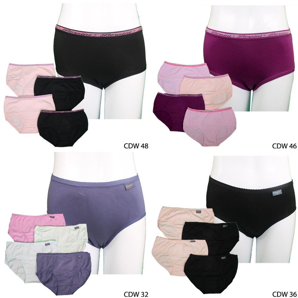 Set Celana Dalam Wanita / Underwear Polos - Premium Quality (COMB)