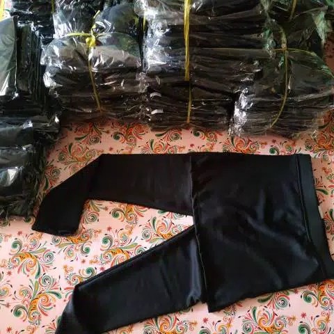 Celana legging olahraga - Leging rok panjang voli wanita mizzuno-HITAM TERJANGKAU TERMURAH