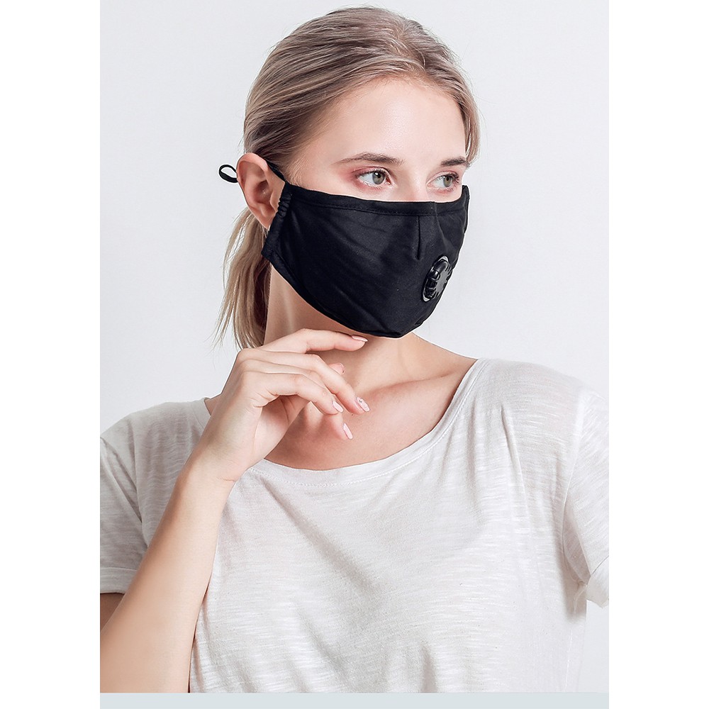 Masker Sepeda Active Carbon Breathable Anti Polusi Masker Spandex