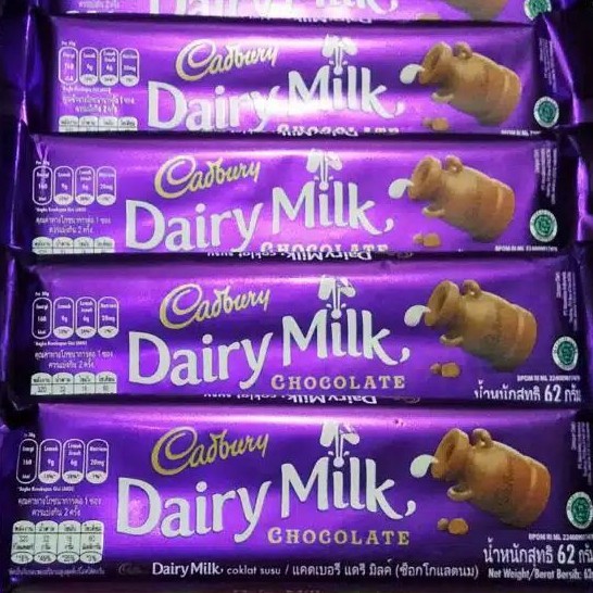 

CADBURY DAIRY MILK 62 GR