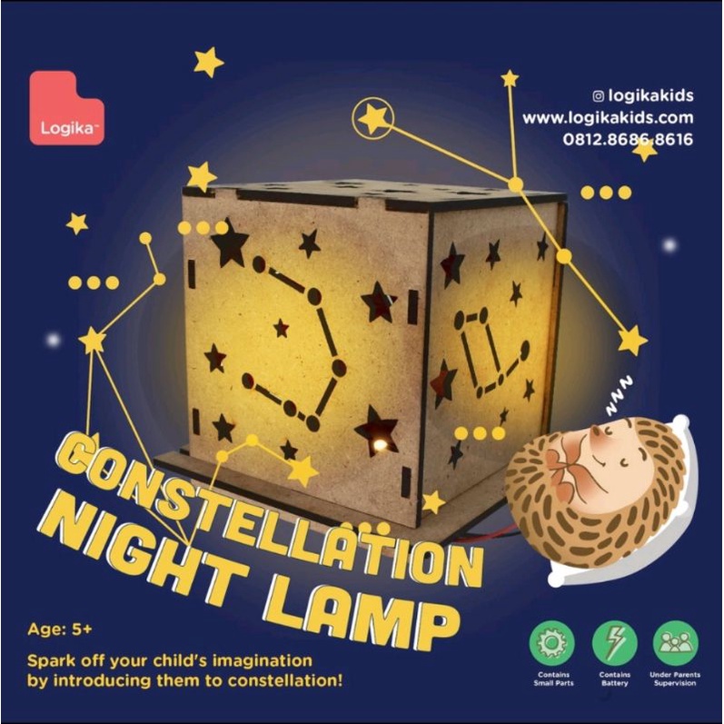 Constelletion Night Lamp Lampu Tidur Malam Rasi Bintang Anak