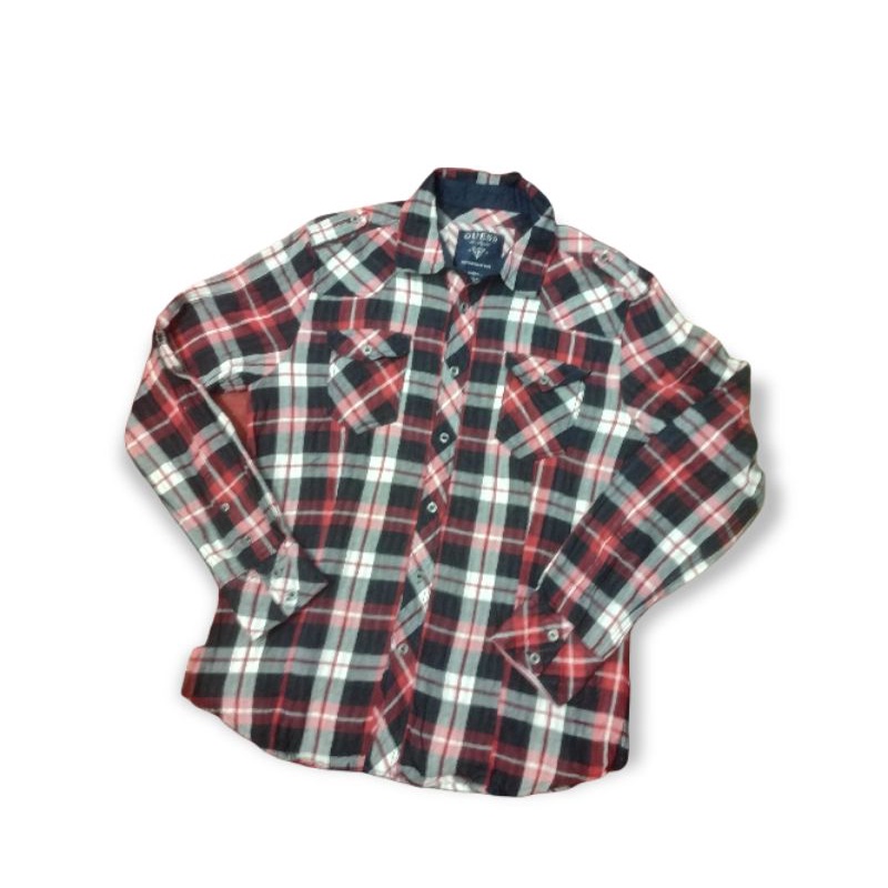 kemeja Plaid GUESS second