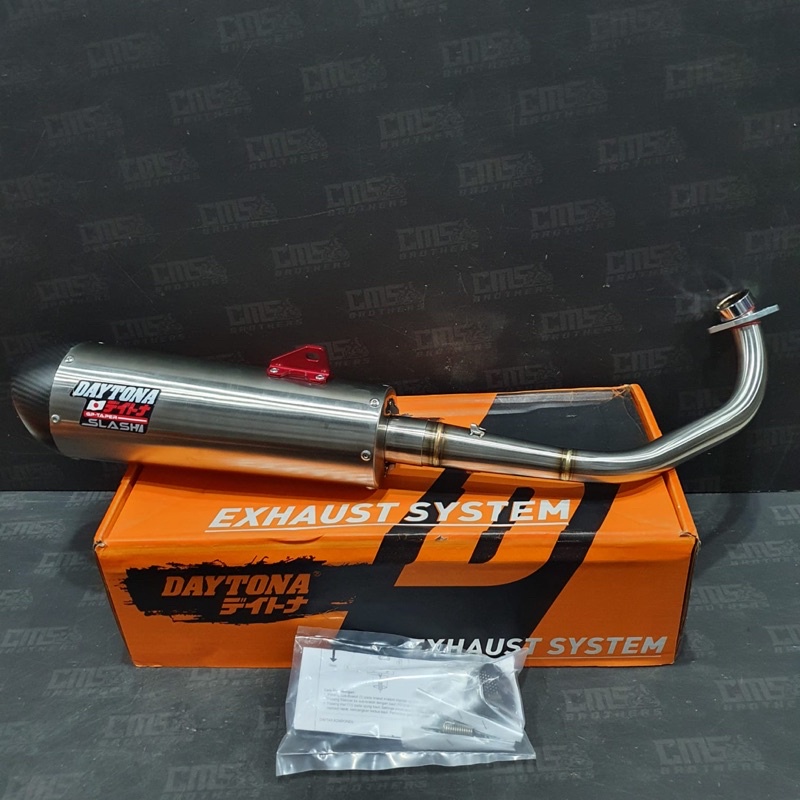 Knalpot Racing Daytona GP Taper Yamaha Xmax 250 Original