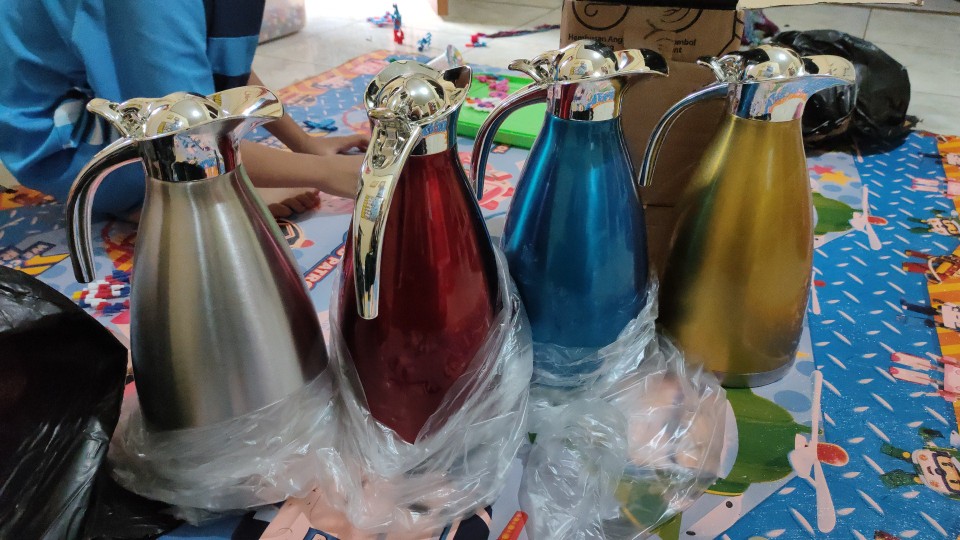 Teko Jug Vaccum Stainless Termos Aladin 2 Liter