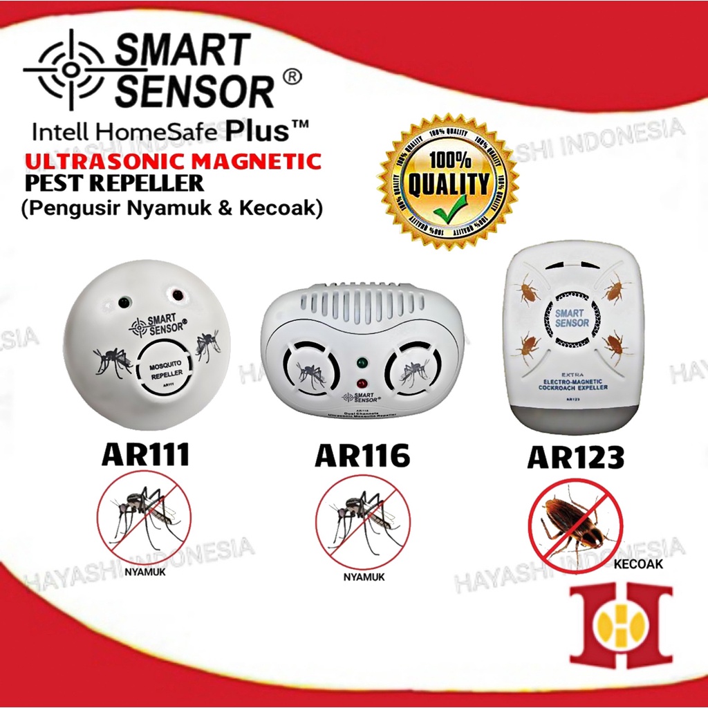 Pengusir Anti Nyamuk Pembasmi Serangga Kutu Kecoa Ultrasonic Magnetic