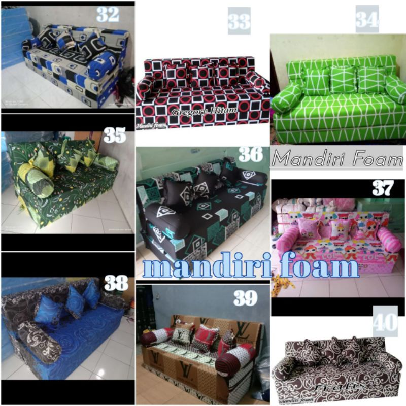 Sarung Sofabed Busa Inoac Bahan polytc