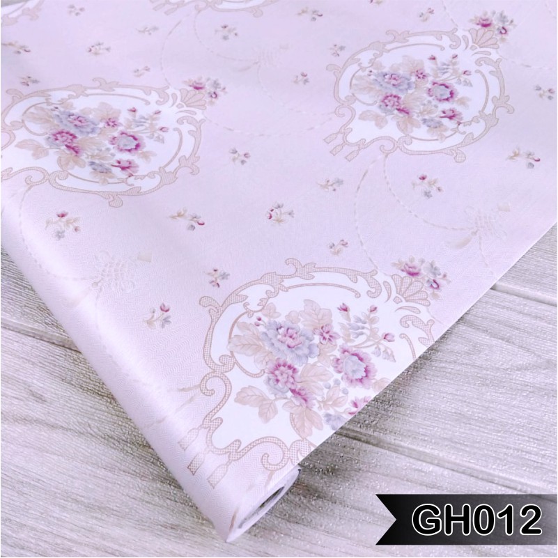 Wallpaper dinding kamar tidur anak wallpaper stiker dinding rumah 45cmx10m / Wallpaper dinding 3d Motif Bunga-GH012