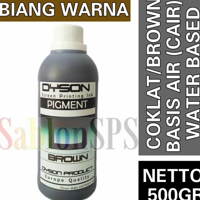 

Biang Warna Sablon Brown 500Gr Dyson Pigmen Sablon