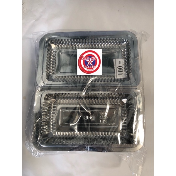 Mika Plastik DMS 4C utk Kue  / Nasi Kuning/ Kotak Makanan Food Safe Halal (1 Pack 100pcs)