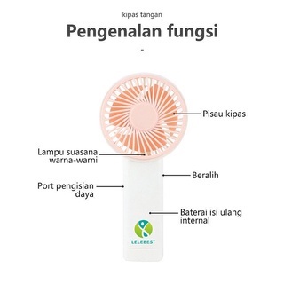 Kipas Angin Mini Genggam Cute / Kipas Lipat Portable / Mini Fan