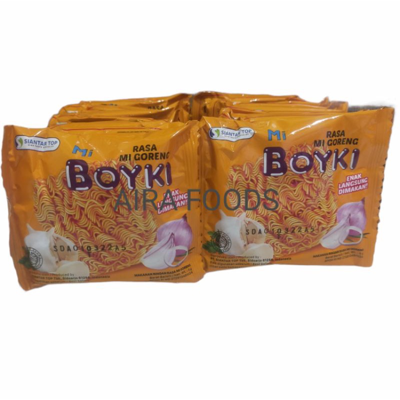 

SNACK AF BOYKI RENCENG 10PCS MURAH MERIAH PROMO MIE JADUL JAJANAN SD FAVORIT