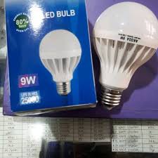 LAMPU LED BOHLAM 10 WATT PUTIH