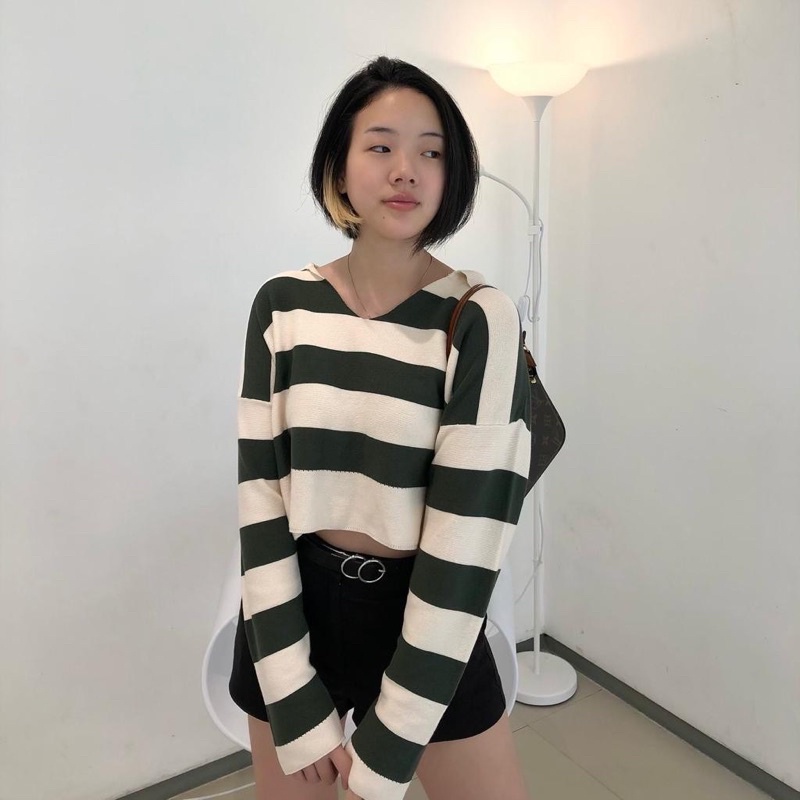 FUJI KNITE SWEATER | SWEATER WANITA | SWEATER RAJUT WANITA KOREAN