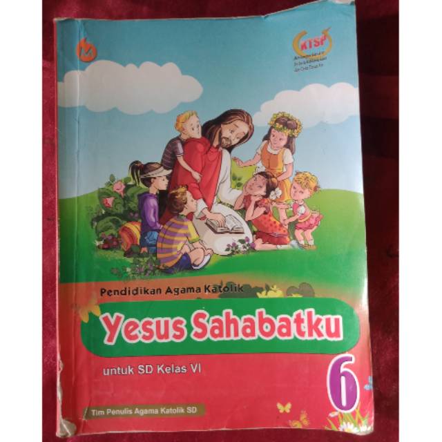 Buku pendidikan agama kristen yesus sahabatku kelas 6sd penerbit bina media perintis
