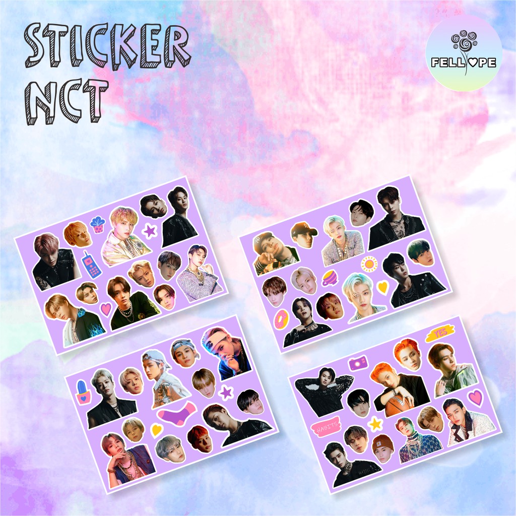 

STICKER KPOP MEMBER NCT FULL COLOUR [READY STOCK]