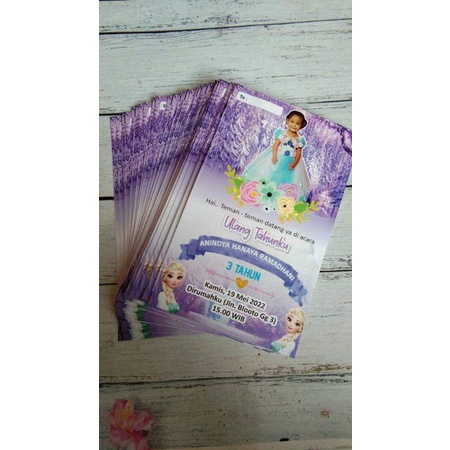 UNDANGAN ULTAH CUSTOM