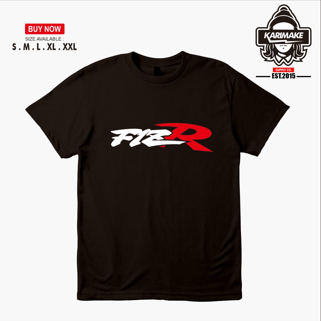 Kaos Baju Yamaha F1ZR Font Kaos Otomotif -