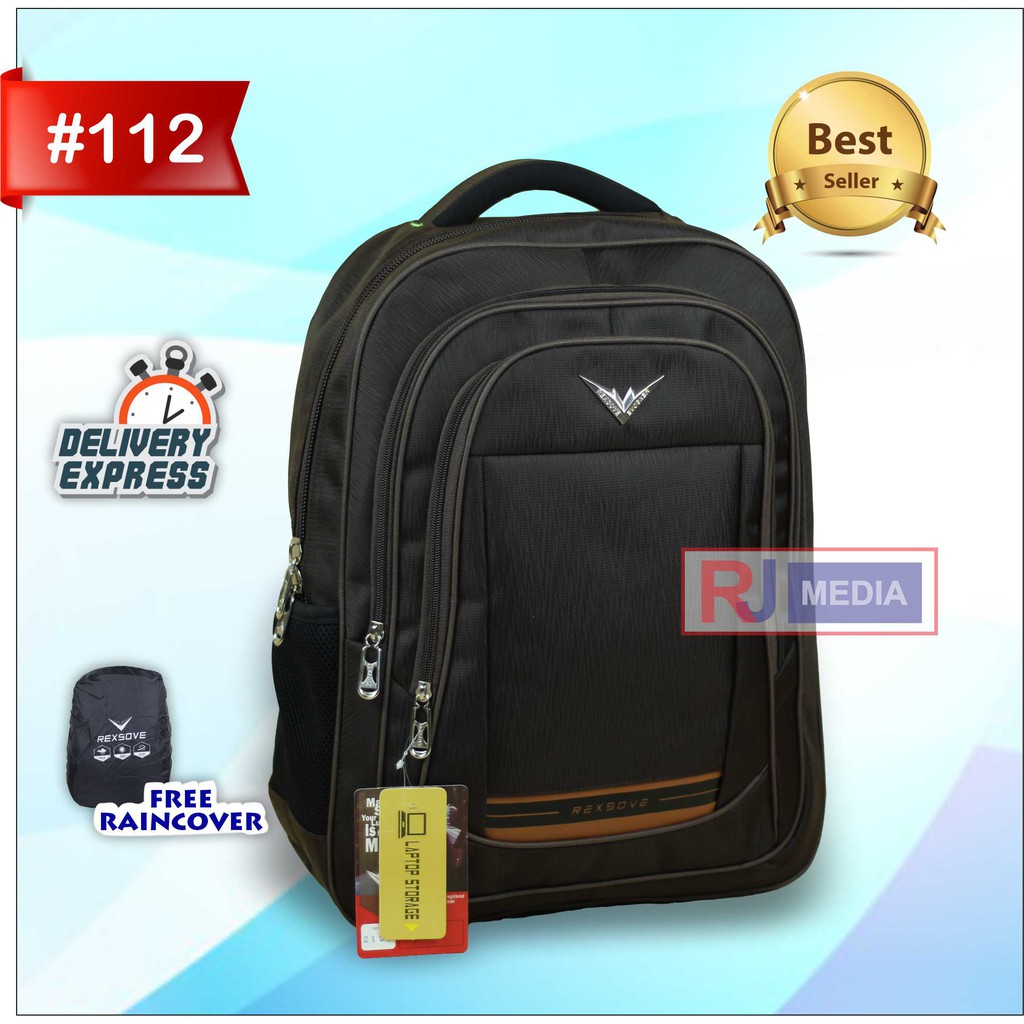 [ Promo Serba 80 Ribu ] Tas Ransel Sekolah Rexsove Distro Pria Wanita SMP SMA Terbaru Backpack Laptop Multifungsi Muat Banyak LKS Laptop Buku Paket Buku Tema Jahitan KUat Bahan Awet Bonus Raincover Harga Termurah Kualitas Ekspor