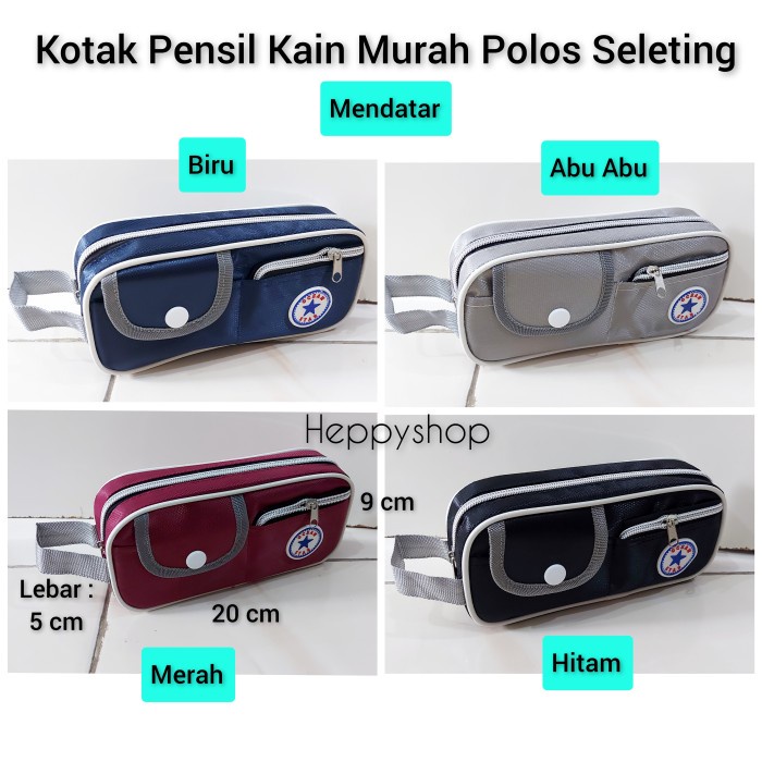 

Segera Miliki Kotak Pensil Kain Murah Polos Seleting Hemat