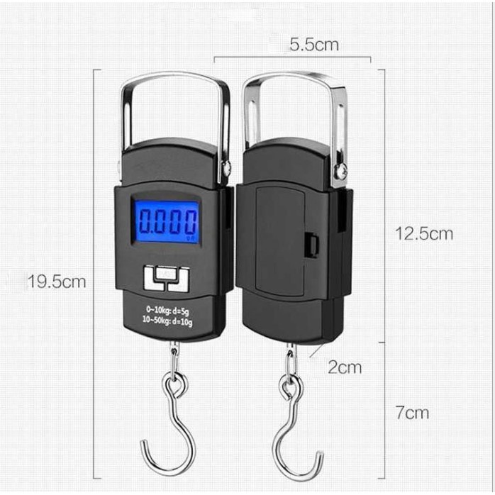 TIMBANGAN GANTUNG DIGITAL PORTABLE SCALE 50KG ORIGINAL