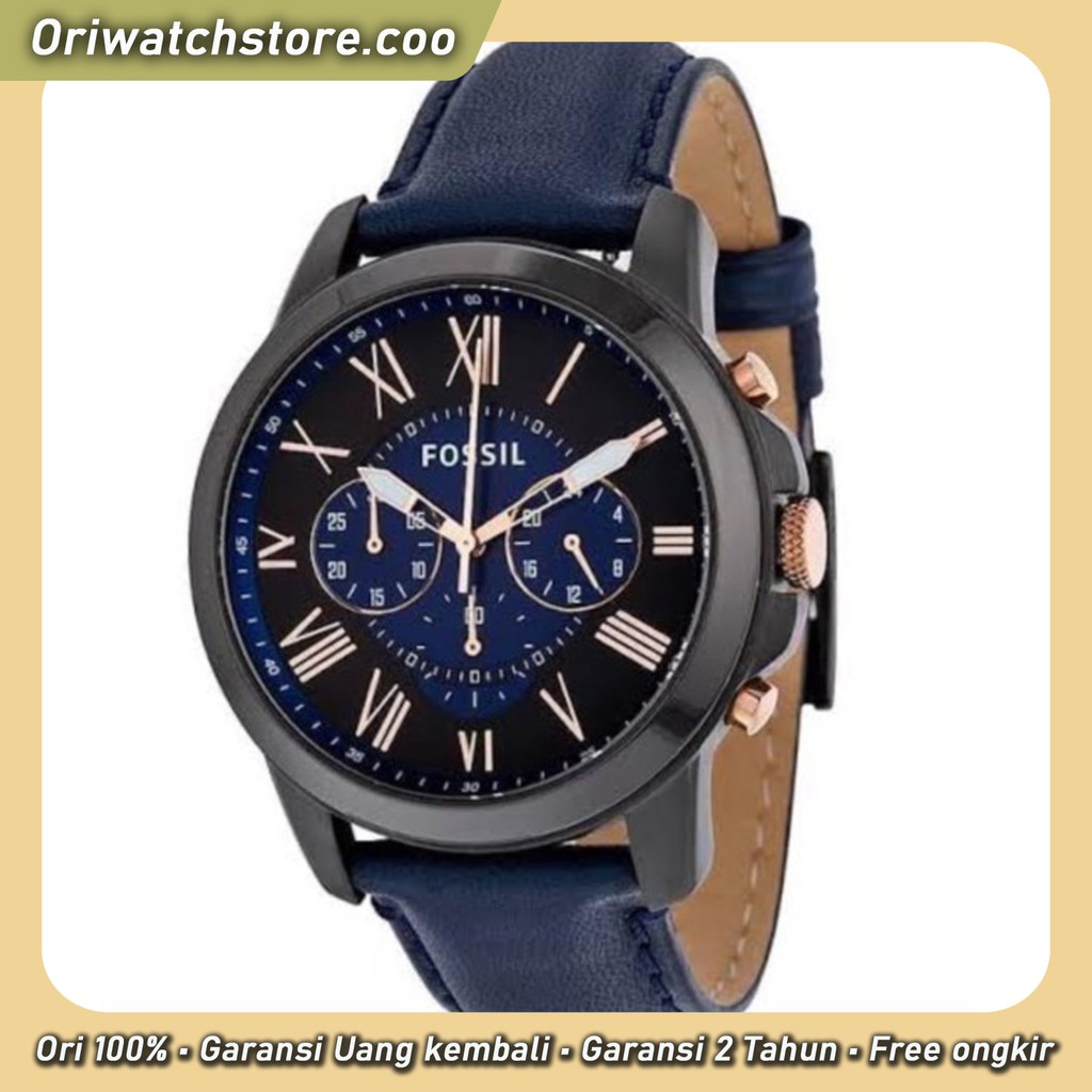 TERLARIS FOSSIL FS5061 JAM TANGAN PRIA SIZE 44mm Original genuine leather FREE BOX ORI PAPER BAG MG