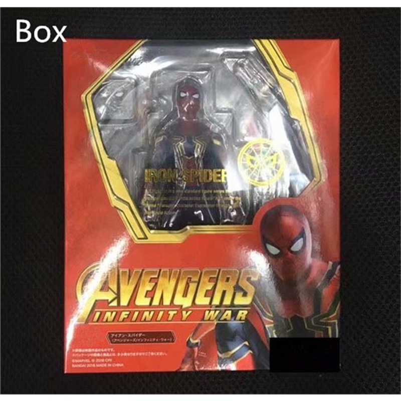 Mainan Action Figure Marvel The Avengers 3 Infinity WarPVC Spiderman Dapat Bergerak Untuk Anak