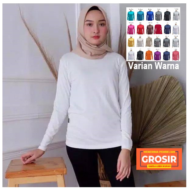 FLASH SALE TERLARIS !!!!! Manset Lengan Panjang Turtleneck PROMO Daleman ILLORI (Feyza) Polos Atasan Manset Dalaman Lengan Panjang