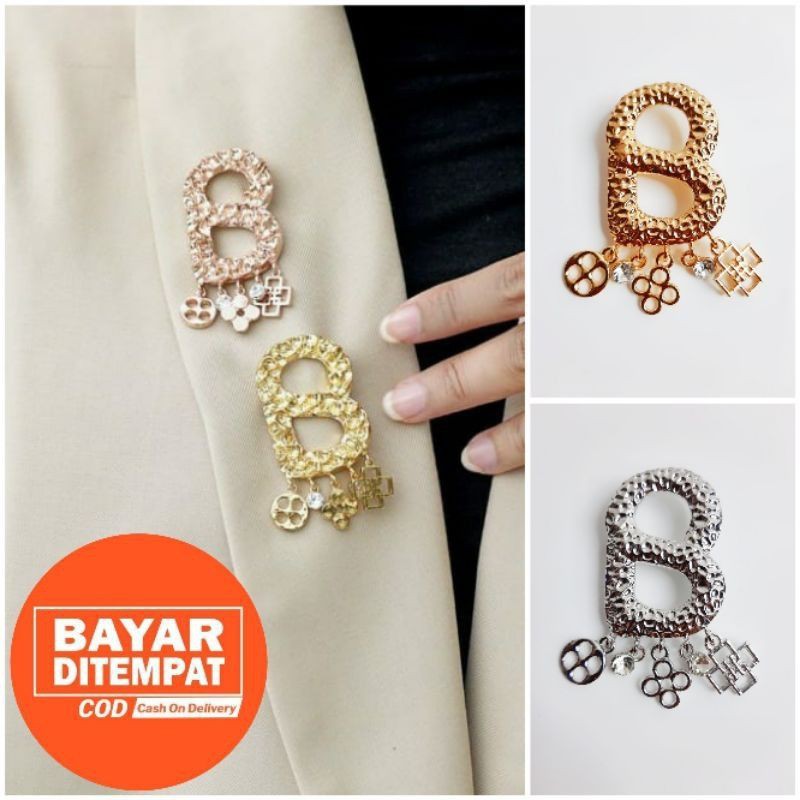 bros branded kekinian import premium terlaris/brooch signature/bros hijab athar shop COD