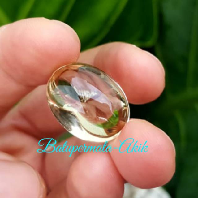 Batu Kecubung Kuning/Original Borneo